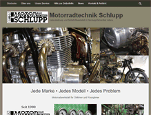 Tablet Screenshot of motorradschlupp.com